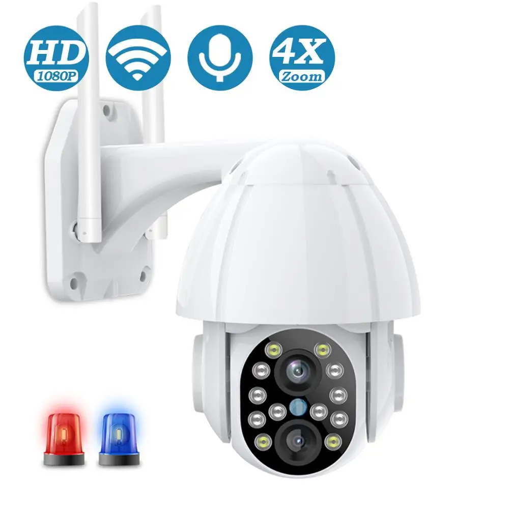IP камера BESDER HD 1080P 2 Мп 4 кратный зум Wi Fi PTZ|Камеры видеонаблюдения| |