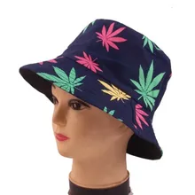 Хип-хоп кепка кленовый лист Панама, шляпа-Панама для женщин и мужчин пара летняя хлопковая рыболовная шляпа солнцезащитный топ шапки для рыбака шапка s Boonie подарок