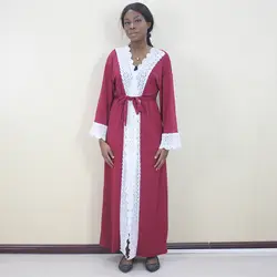 Африканский кружевной Дашики длинный рукав кардиган длинная одежда модная сексуальная красная африканская одежда