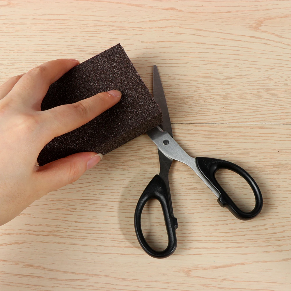 80 Grit Coarse Manual Sanding Sponge Sheet Kitchen Bathroom Polishing Grinding Abrasive Sponge Block 4-Inch 4-Pack