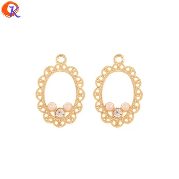 

Cordial Design 100Pcs 18*28MM Jewelry Accessories/DIY Making/Earrings Connectors/Oval Shape/Hand Made/Jewelry Findings/Charms