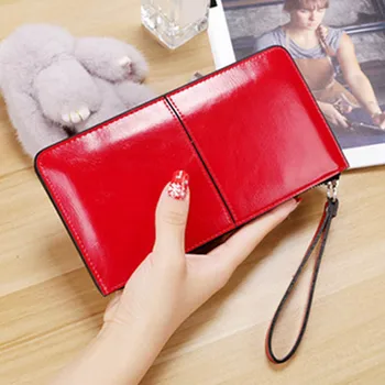 

Girlfriend/Wife Gift Leather Clutch Wallet Long Card Holder Case Purse Handbag