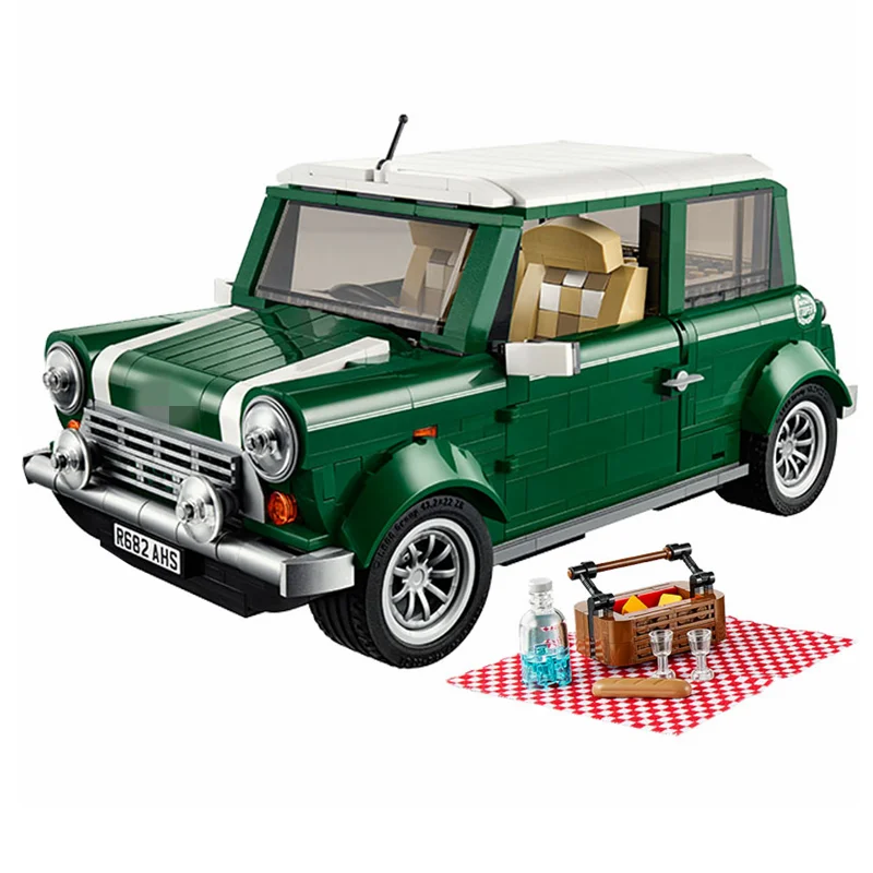 

1108Pcs Lockings City Technic MINI Cooper Car Creator Friends Girls Model Building Blocks Toy for Children Birthday Gift Locking
