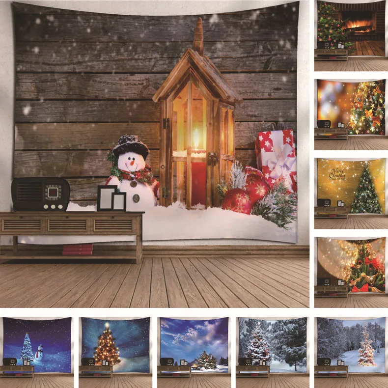 Настраиваемый Европа и Америка Рождество горячие продажи гобелен для домашнего