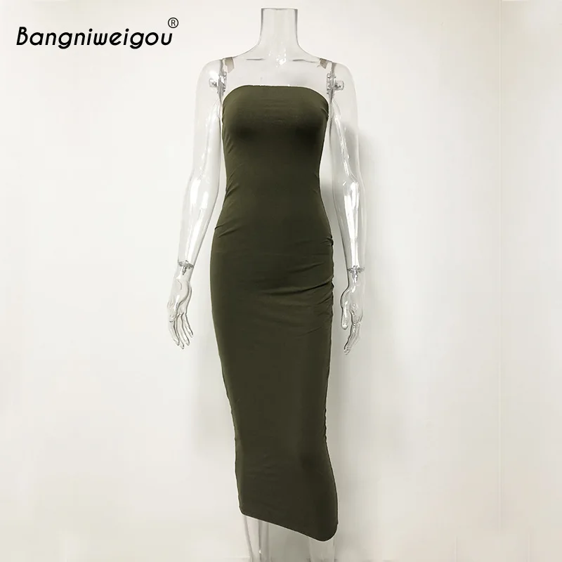 Off Shoulder Tube Dress for Women - Black & White Summer Bodycon Sundress Strapless Stretchy Bandage Dress image 6
