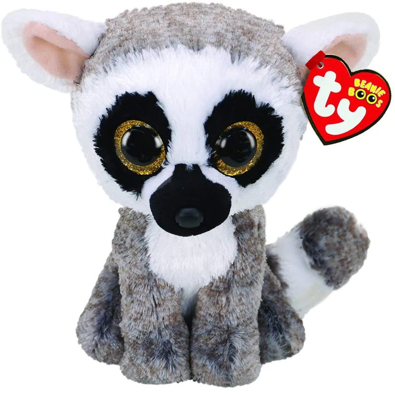 Плюшевые игрушки-животные Ty Linus The Lemur мягкая кукла-обезьяна подарок 15 см | Игрушки
