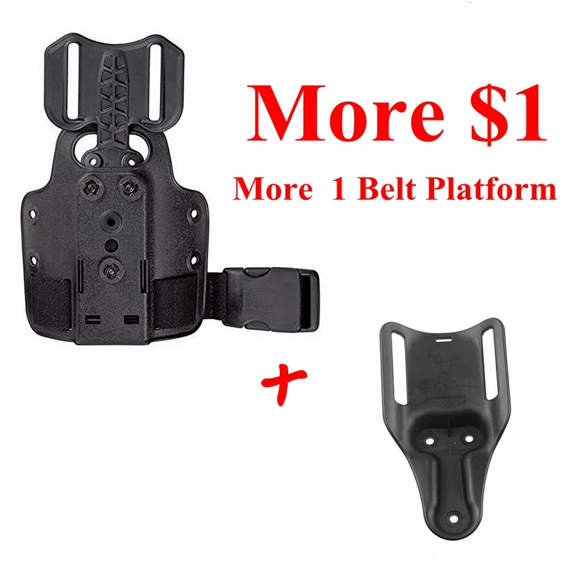 

New Drop Leg Gun Holster Platform Single Strap Hunting Accessories fit Universal Safariland Type Pistol Holster