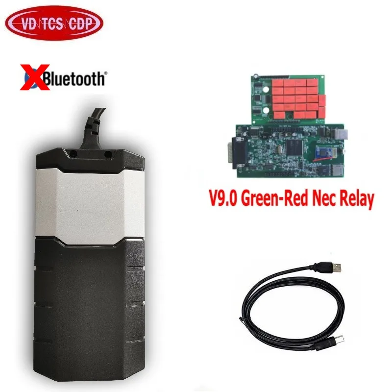 10 шт. DHL бесплатно VD DS150E CDP VD TCS CDP 2016R0 keygen Vci bluetooth диагностический инструмент obdii Авто сканер инструмент для delphis - Цвет: 1pc No bluetooth