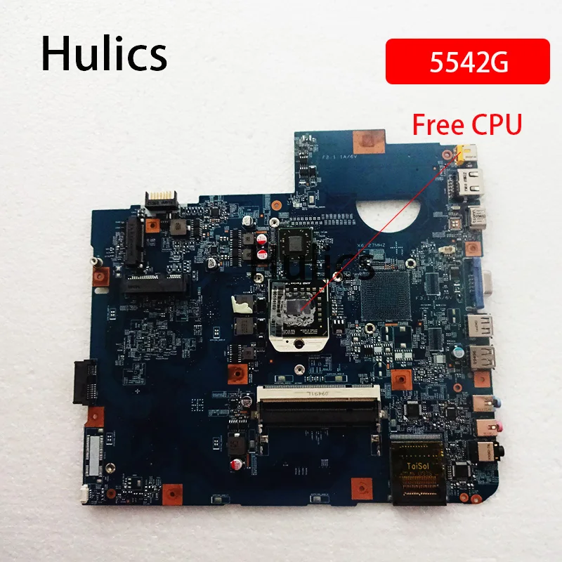 Материнская плата для ноутбука Hulics Original JV50-TP MB 09230-1 ACER 5542G 5542 Series MBPHA01001 48.4FN01.011 DDR2