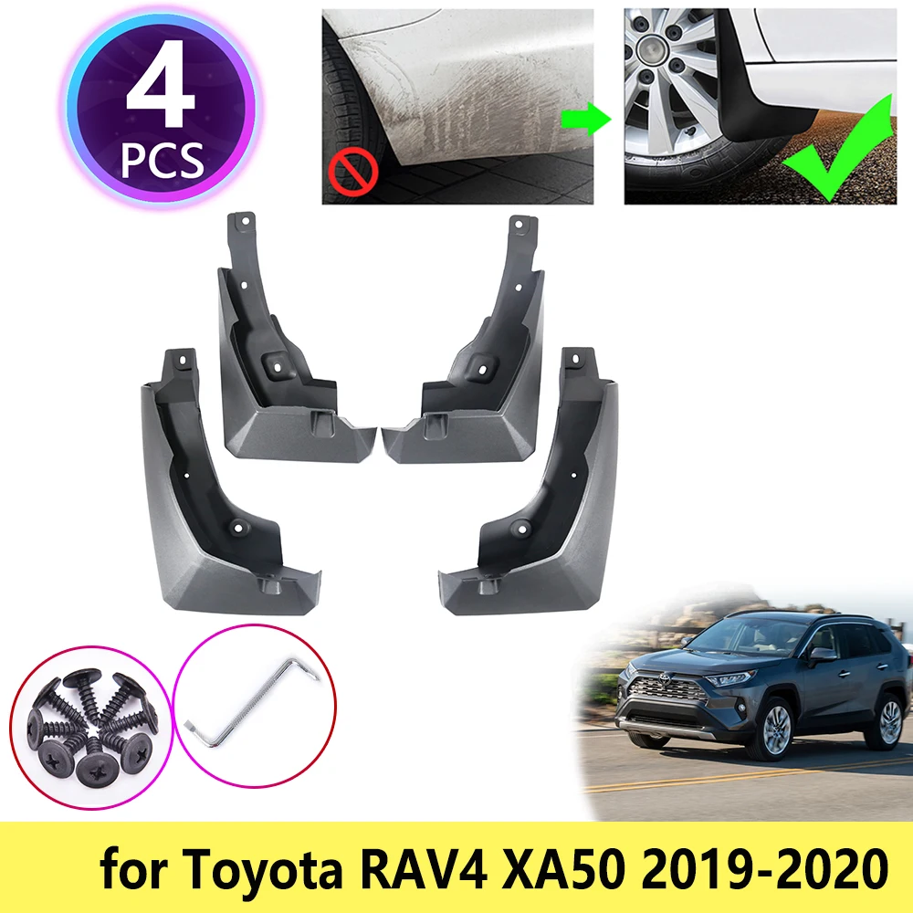 Брызговики для Toyota RAV4 XA50 2019 2020 2021 брызговики передние и задние колеса грязные