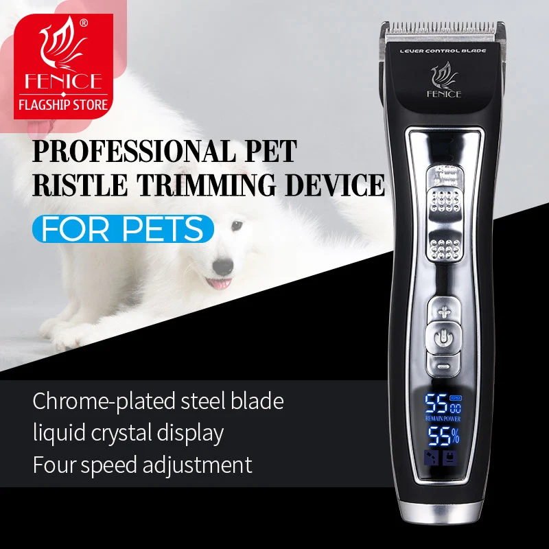 Fenice Pet Clipper Dog Hair Trimmer Professional Grooming Electric