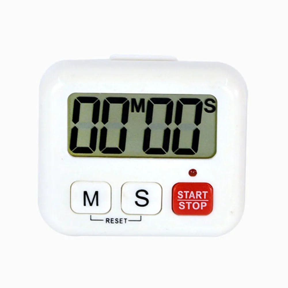 Lcd магнитный Таймер кухонный таймер, обратный отсчет до 99 минут кухонный сигнал ЖК-дисплей для приготовления пищи цифровые часы спортивный таймер