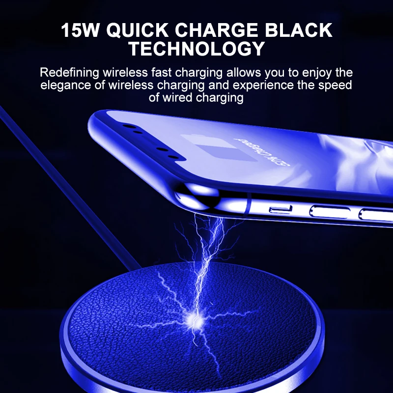 Mobile Phone Wireless Charger Bracket Desktop Ultra-thin Quick Wireless Charging Pad with holder for iphone 7 8 X xiaomi samsung