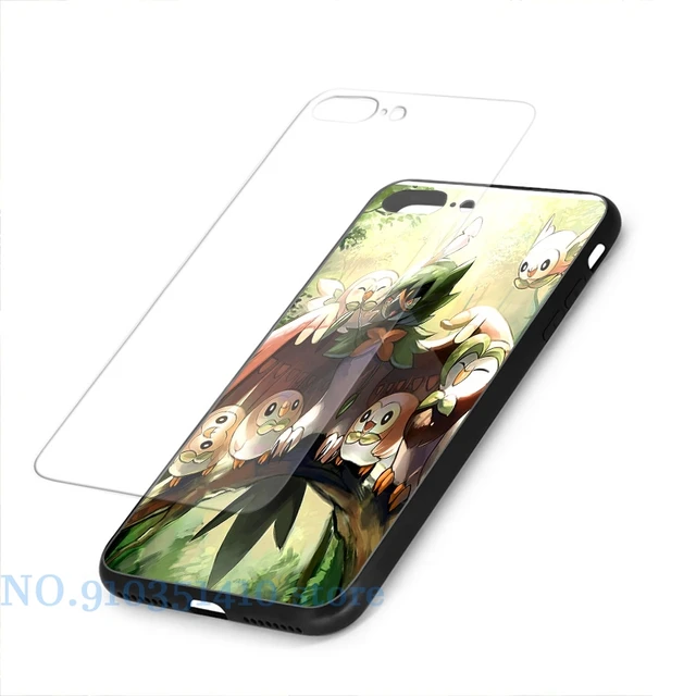 Decidueye Familia Con Rowlet Y Dartrix Met Rowlet En Dartrix Telefoon Case Voor Iphone 12 Pro 11 X Xr Xs Max 8 7 6 6s Plus 5s Phone Case Covers Aliexpress