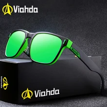 VIAHDA, новинка, спортивные поляризованные солнцезащитные очки для мужчин, для вождения, солнцезащитные очки для женщин, Spuare, зеркальные, UV400