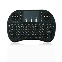 Zoweetek 2,4 ГГц Беспроводной русская клавиатура Подсветка Keybaord с тачпадом Teclado Мышь комбо для ПК HTPC Smart Android ТВ коробка
