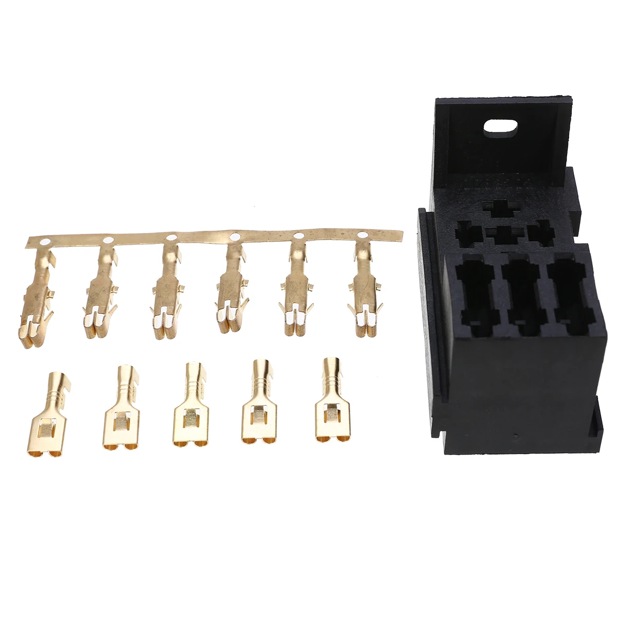 3 Way Car Seat Medium Relay Fuse Box Assembly 4/5 Pin Relay Flasher Relay ATO Fuses Holder Socket Box