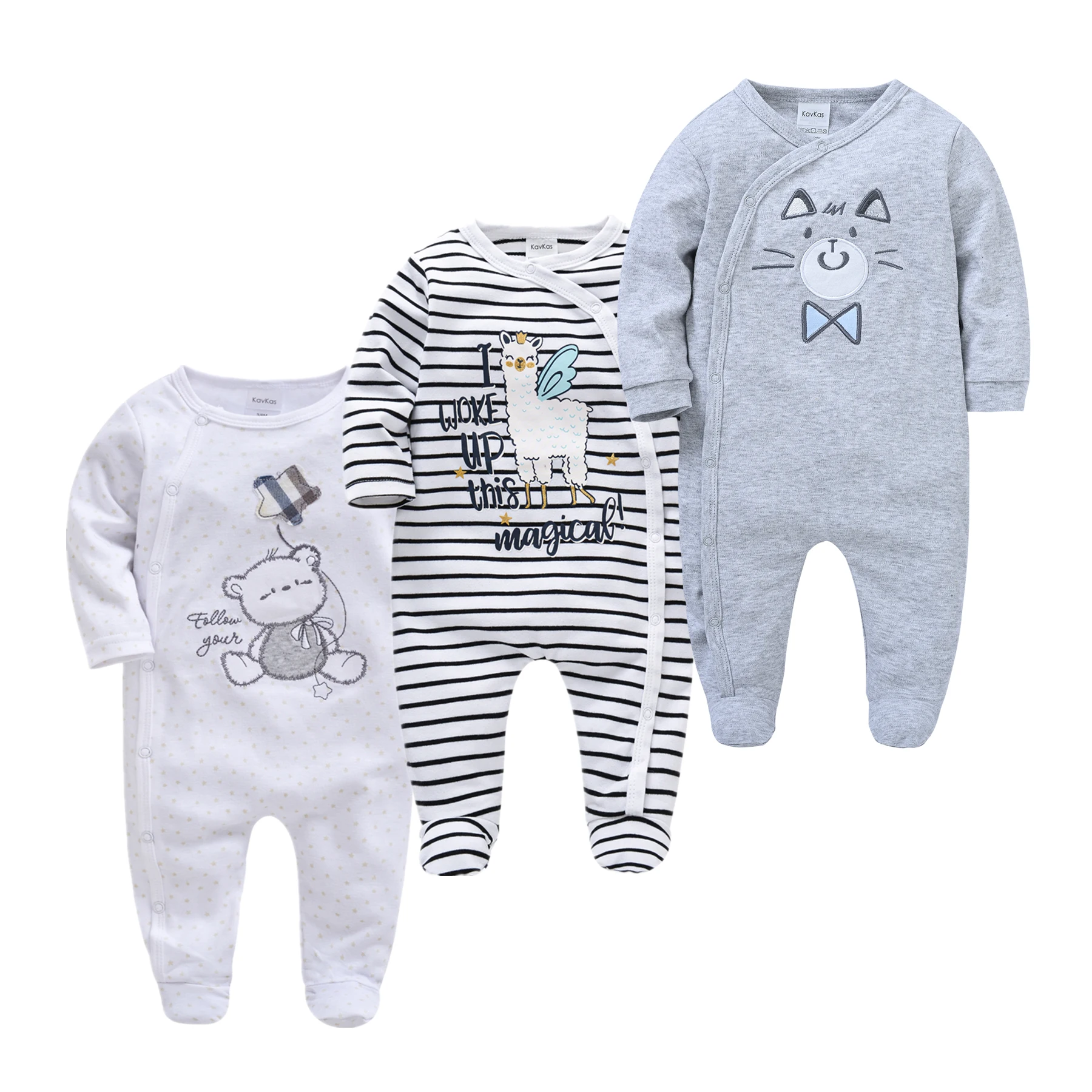 Autumn Spring Pijamas Set Cotton Cartoon Toddler Pajamas Boy Clothes Newborn Baby Girl Clothing Infant Jumpsuit for Baby Clothes