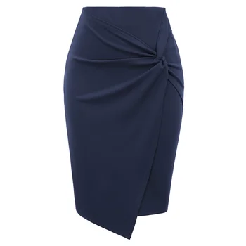 

Clothes Skirt Women's Asymmetrical Front Stretchy Bodycon Pencil Party