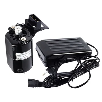 

220V 180W 5000RPM Home Sewing Machine Black Motor With Foot Control Pedal 0.9A High Quality Hot Selling