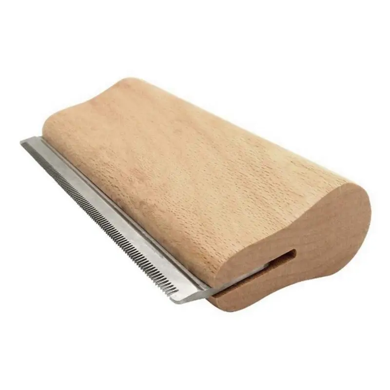 Расческа для удаления шерсти домашних животных, деревянная расческа для ухода за шерстью/инструмент/щетка, профессиональная расческа для ухода ха шерстью животных для собак и кошек