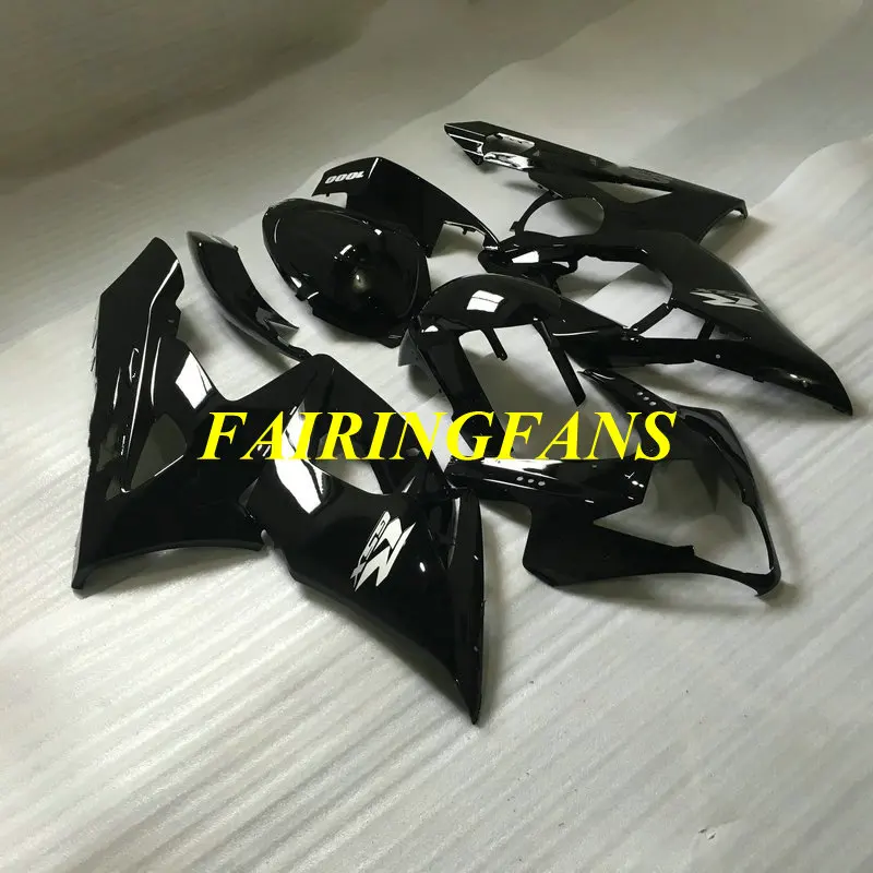 Литьевая форма для мотоцикла обтекатель для GSXR1000 K5 05 06 GSXR 1000 2005 2006 черный глянец Обтекатели Кузов+ подарки SB36