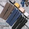 26mm * 20mm Silicone Rubber Watch Band Fit for Ulysse Nardin Black Blue Brown Waterproof Strap Steel Folding Buckle Wrist Tools ► Photo 1/6