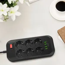 4 порта USB телефон Зарядное устройство несколько Мощность