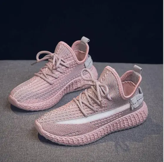 

2019 Women Sneakers Spring Autumn Breathable Mesh Lace Up Casual Shoes Ladies Soft Flat Comfort Walking Shoes