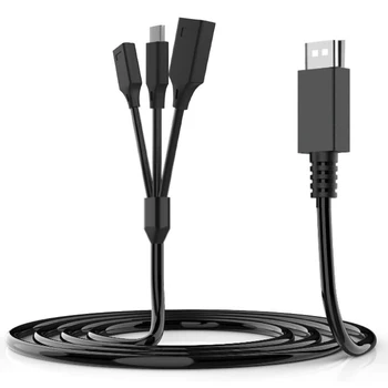 

1.8m long 3-in-1 Charge Cable Charging Cord for Nintendo Switch Joy-con Console or mobile phone