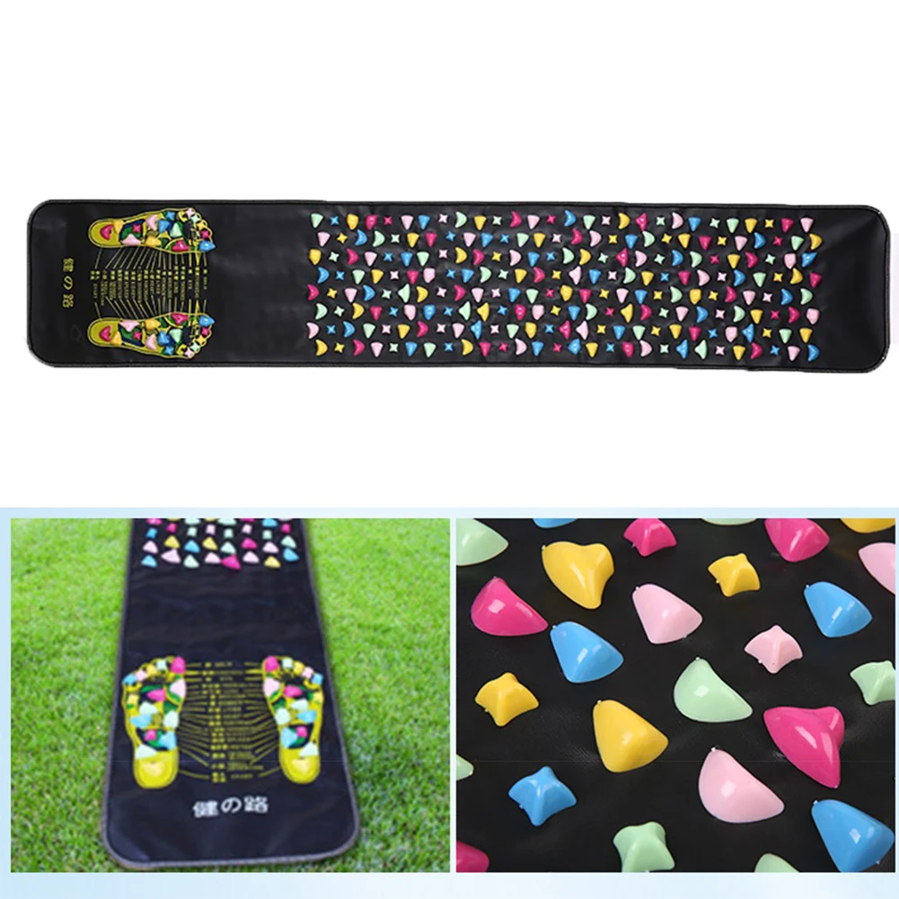 Health Care Reflexology Walk Stone Pain Relieve Foot Massager Mat Acupressure Pad Health Yoga Training Accessories