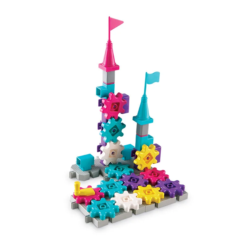 

Learning Resources Gear Castle Gear Toy GIRL'S 3-6 a Year of Age Educational Assembled Building Blocks