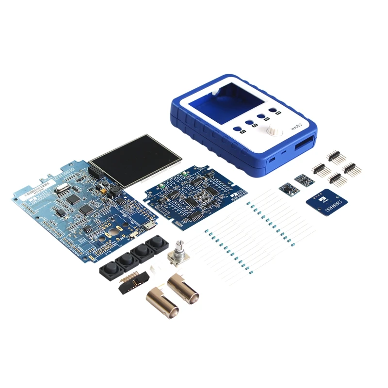 GTBL WAVE2 2,4 дюймов портативный карманный цифровой осциллограф сенсорный экран двухканальный цифровой осциллограф комплект