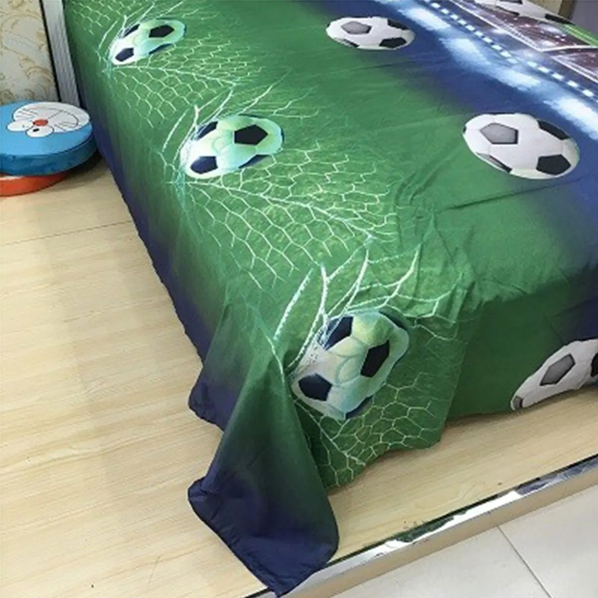 3Pcs Set 200cmx230 cm Fashion 3D Polyester Football Field Duvet cover Bedding Sets Cover Sets Pillowcase Sport Boy Gift Textile