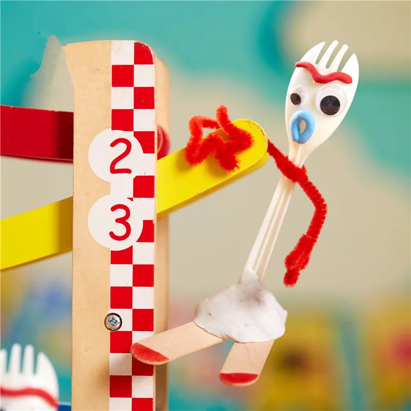 14 см DIY Forky Buzz Lightyear История Игрушек 4 Вуди из мультфильма Jessie Dog фигурка Коллекционная кукла игрушки для детей