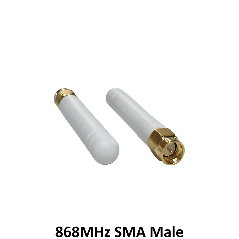 GSM 868 MHz 915 MHz Антенна 3bdi SMA разъем GSM антенна 868 MHz 915 MHz Антенна белого малого размера для Lorawan