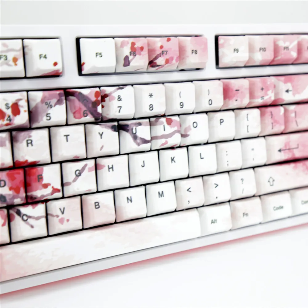 PBT 5 сторонняя сублимационная краска sakura китайские колпачки для ключей от чернил