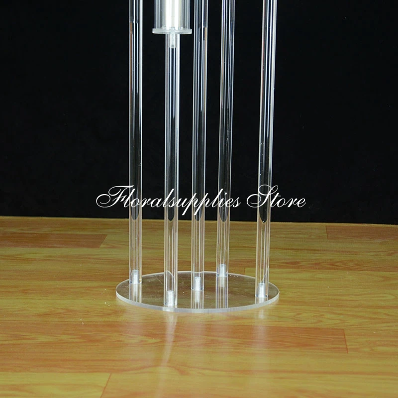 clear candle holder