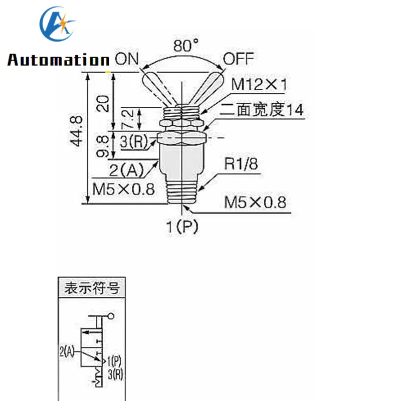    TAC2-3V  ,  1/8    ġ,  , 2 ġ, 3  M5