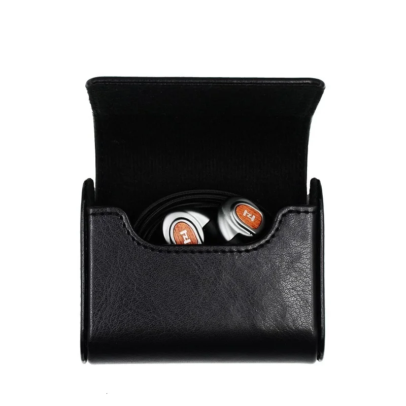 Новинка HZ HZSOUND кожаный чехол для наушников в ухо сумка коробка для наушников Портативный чехол Аксессуары для наушников сумка для хранения наушников