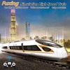 High Simulation Remote Control RC Robot Train Voice Announce  117CM Large One Key Open/Closed Speed Switch Train Kid Boy Gifts 1