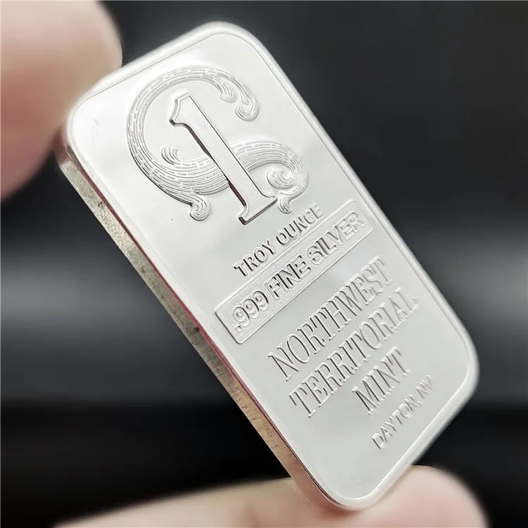  1 Troy oz Pure Silver Bars, Silver oz .999 Pure bar, Precision  Minted one Once Silver bar, Mirror Finish Silver Bullion Brilliant  Rectangular Coins with Certificates of Authenticity by Pyromet 