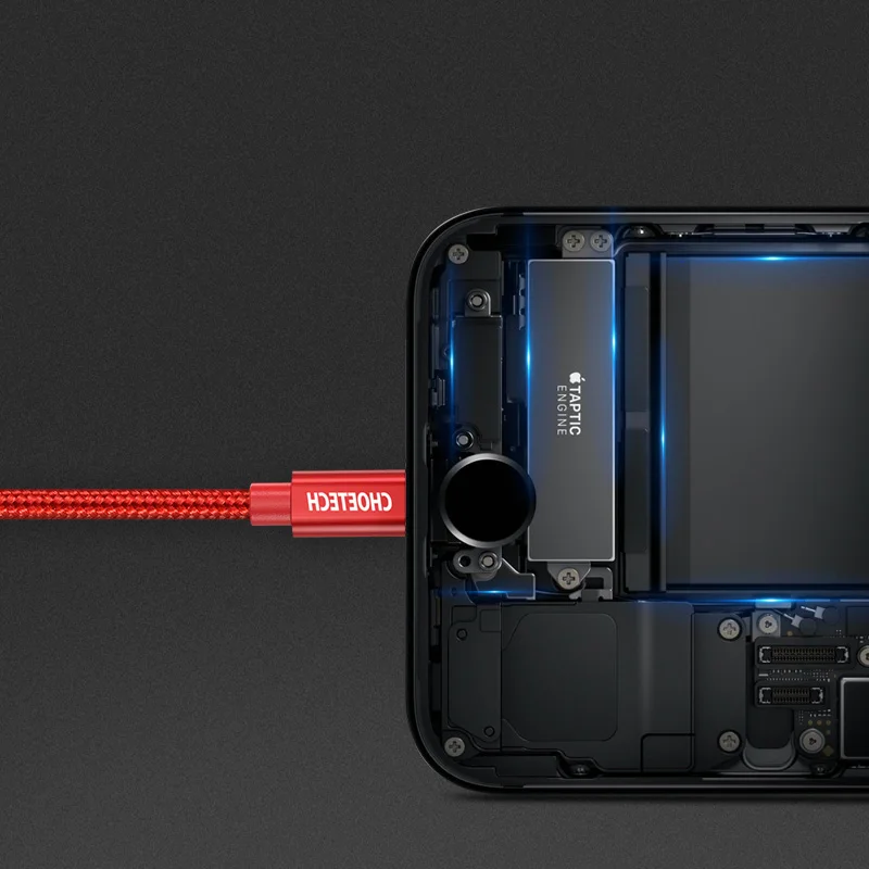 CHOETECH 3 в 1 USB кабель для iPhone samsung Xiaomi Быстрая зарядка Micro USB кабель мобильного телефона usb type C кабель для зарядки