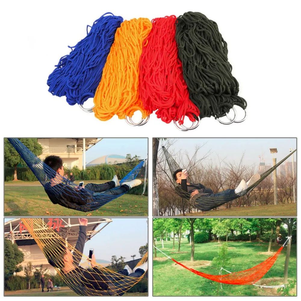 Portable Garden Outdoor Camping Travel Furniture Mesh Hammock swing Sleeping Bed Nylon Hang Mesh Net for camping hunting hiking Portable Garden Outdoor Camping Travel Furniture Mesh Hammock swing Sleeping Bed Nylon Hang Mesh Net for camping hunting hiking