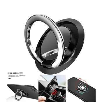 

Ultipurpose Mobile Phone Holder 360°Finger Ring Cell Phone Holder Stand Magnetic Car Metal Grip Phone Holder Bracket