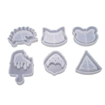 

12 style Transparent Silicone Mold for jewelry frame animals pendant Resin
