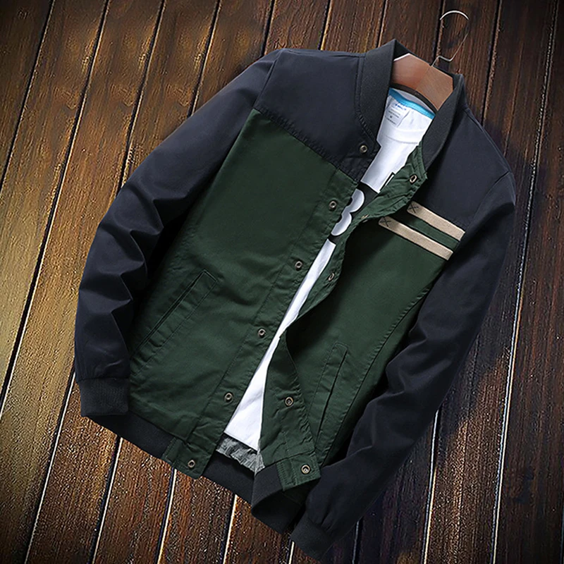 3XL куртка, осенние куртки, тонкая синяя куртка, Мужская верхняя одежда, ветровка, мужская одежда - Цвет: blue