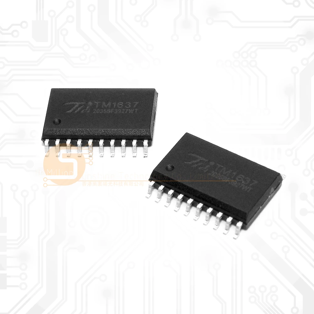5 Pz/Lotto Tm1637 Sop-20 1637 Sop Sop20 Smd Circuito Integrato Ic Led Chip Driver Digitale Tubo
