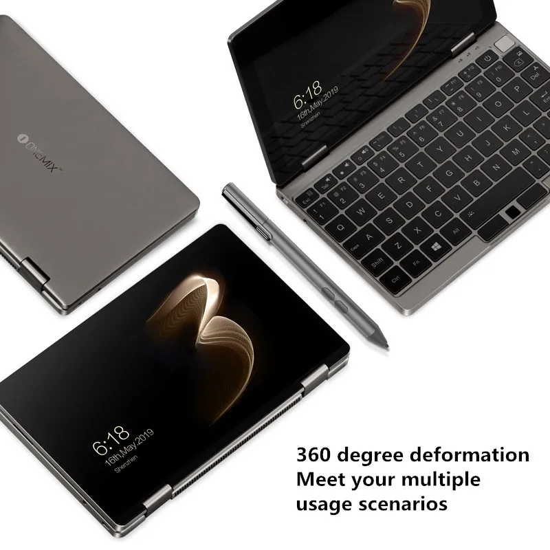 New One Netbook One Mix 3S Platinum Editie Yoga Pocket Laptop Intel Core i7-8500Y Dual-Core 8.4\