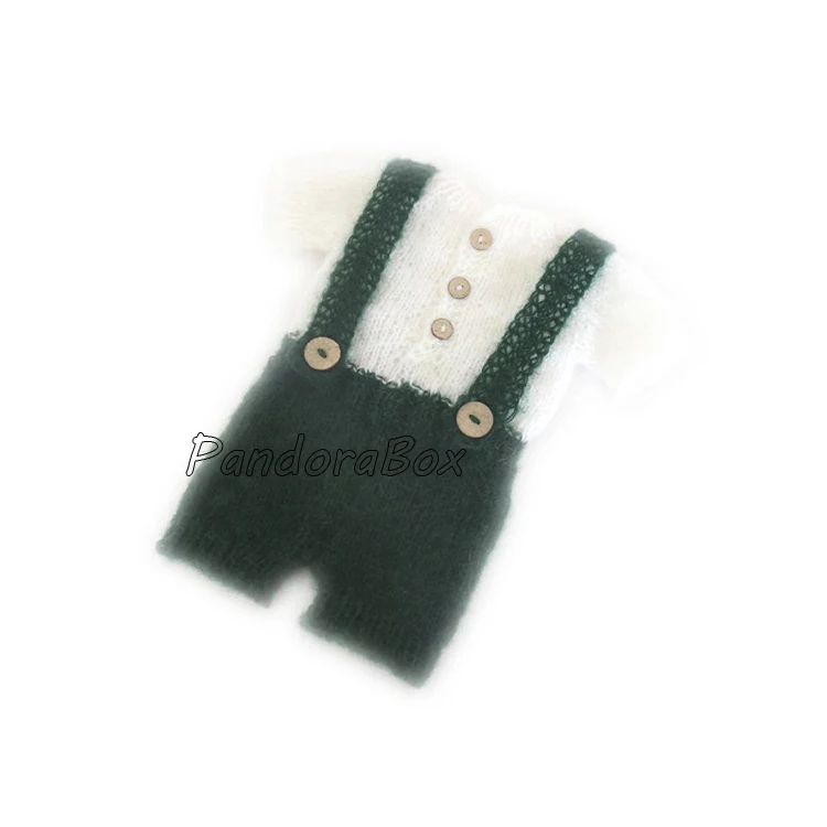 100%Handmade Baby Boy Girl Mohair Romper Newborn Photography Props Xmas Outfits Infant Photoshoot Clothes Baby fotoshooting Prop